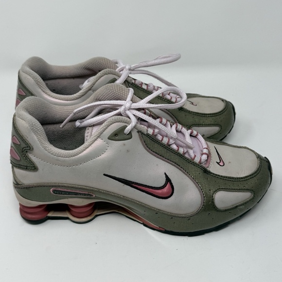 2007 Nike Shox Monster SC Regal Pink/Desert Bloom Youth Running Shoes Size 5.5Y - Picture 8 of 16